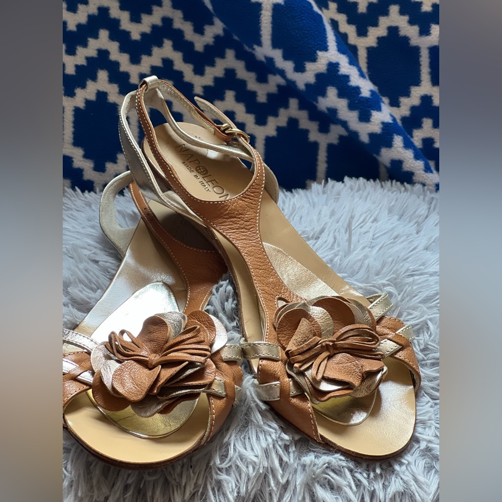 Napoleoni small heel sandals